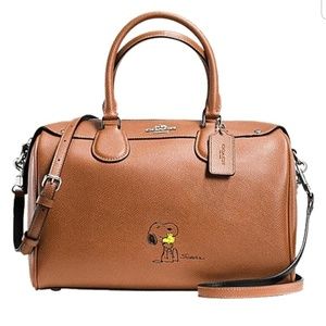 Authentic Coach, limited edition Snoopy satchel